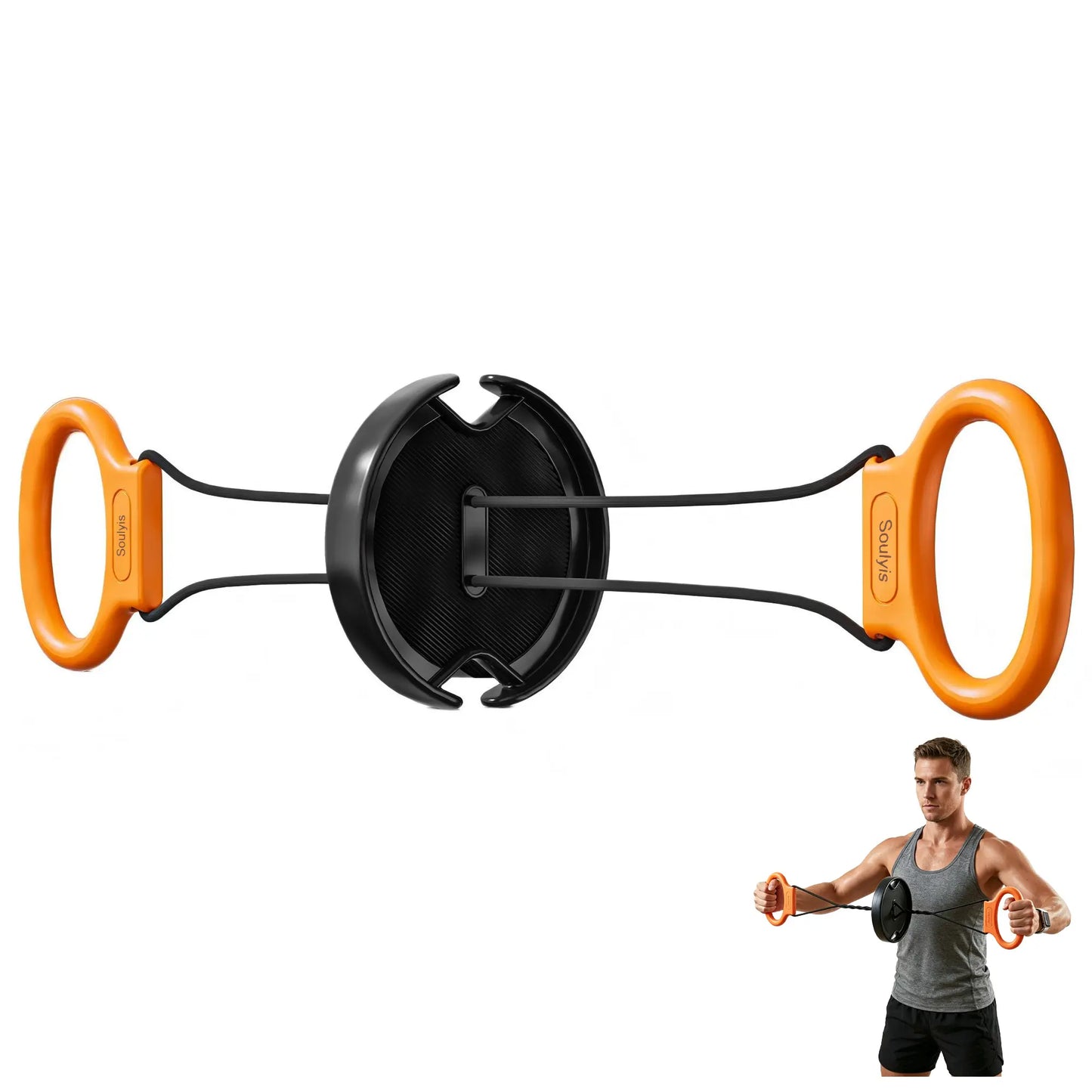 Soulyis Flywheel Tensioner for Arm Muscle Development - Eccentric Training Equipment for Convenient Workouts