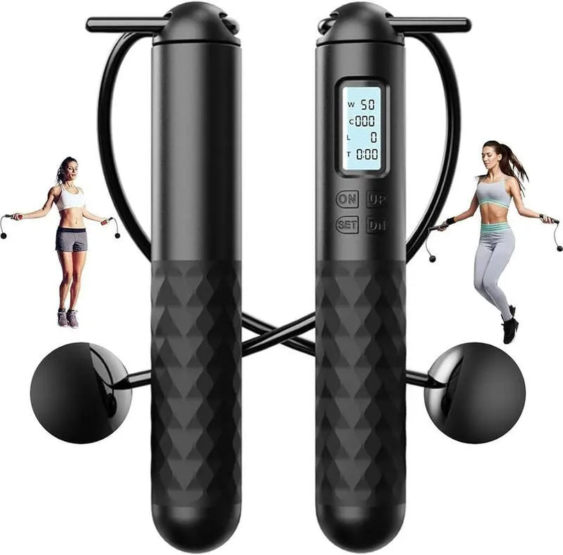 Smart Gravity Ball Jump Rope - Cordless Skipping Rope with Digital Counter and Adjustable Weight for Home and Gym Workouts, Ideal for Parent-Child Interaction, Perfect Gift for Valentine's Day and Birthdays