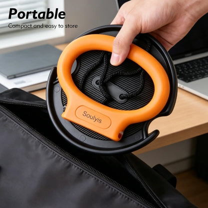 Soulyis Flywheel Tensioner for Arm Muscle Development - Eccentric Training Equipment for Convenient Workouts
